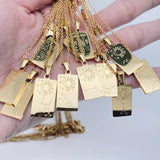 Libra Zodiac Sign Tarot Necklace