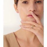 Sparkling Round Stacking Ring Set - 3 Piece Collection