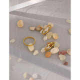 Sparkling Round Stacking Ring Set - 3 Piece Collection