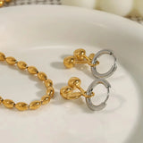 Two-tone Cherry Drop Earrings