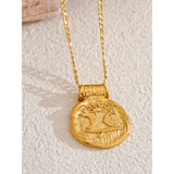 Constellation Pendant Necklace - Gold Plated Zodiac Jewelry