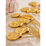 Constellation Pendant Necklace - Gold Plated Zodiac Jewelry