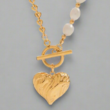 Freshwater Pearl Heart Pendant Necklace