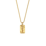 Elegant Star Tarot Card Pendant Necklace with cubic zirconia, symbolizing hope, purpose, and new beginnings, perfect for daily wear and inspiration.