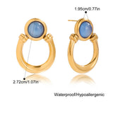 Horseshoe Layered Necklace and Earring Set — waterproof hypoallergenic stainless steel 18K gold-plated jewelry | Ezra Gems
