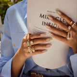 Pearl Gold Unique Ring