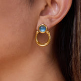 Horseshoe Layered Necklace and Earring Set — waterproof hypoallergenic stainless steel 18K gold-plated jewelry | Ezra Gems
