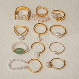 Pearl Gold Unique Ring