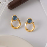Horseshoe Layered Necklace and Earring Set — waterproof hypoallergenic stainless steel 18K gold-plated jewelry | Ezra Gems