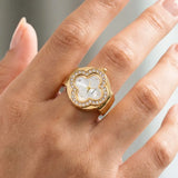Clover Ring Watch