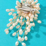 Pearl Beads Cluster Brooch Pin