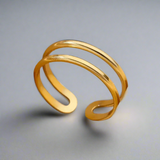 Classic Gold Line Ring