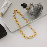 Chunky O-Link Toggle Chain Necklace – Waterproof 18K Gold Plated Necklace | Ezra Gems