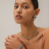 Minimalist Glossy Collar Necklace – Waterproof 18K Gold Plated Necklace | Ezra Gems