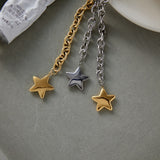 Smooth Star Pendant Necklace – Waterproof 18K Gold Plated Necklace | Ezra Gems