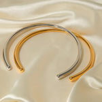 Minimalist Glossy Collar Necklace – Waterproof 18K Gold Plated Necklace | Ezra Gems