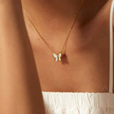 Dainty Butterfly Pendant Necklace