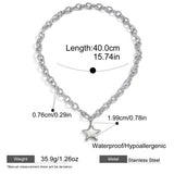Smooth Star Pendant Necklace – Waterproof 18K Gold Plated Necklace | Ezra Gems