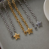 Smooth Star Pendant Necklace – Waterproof 18K Gold Plated Necklace | Ezra Gems