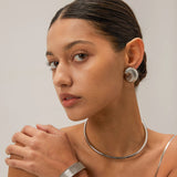 Minimalist Glossy Collar Necklace – Waterproof 18K Gold Plated Necklace | Ezra Gems