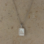 Mother of Pearl Initial Necklace – Waterproof 18K Gold Plated Necklace | Ezra Gems