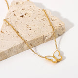Dainty Butterfly Pendant Necklace