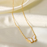Dainty Butterfly Pendant Necklace