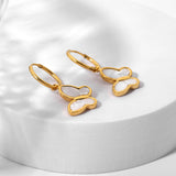 Dainty Butterfly Huggie Earrings