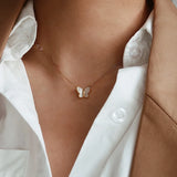 Dainty Butterfly Pendant Necklace