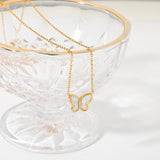 Dainty Butterfly Pendant Necklace