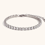 AAA Zircon Tennis Jewelry – Waterproof 18K Gold Plated Necklace and Bracelet | Ezra Gems