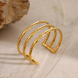 Geometric Line Statement Bracelet
