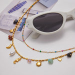 Seahorse Layered Ocean Necklace – Waterproof 18K Gold Plated Necklace | Ezra Gems