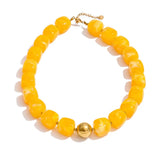 Acrylic Square Beads Chain Necklace