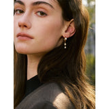 Shiny CZ Drop Earrings