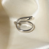 Polished Sculptural Statement Ring – Waterproof 18K Gold Plated Ring | Ezra Gems