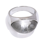 Geometric Cast Resin Statement Ring – Waterproof 18K Gold Plated Ring | Ezra Gems