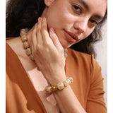 Acrylic Square Beads Chain Necklace