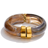 Acrylic Thick Bangle Bracelet