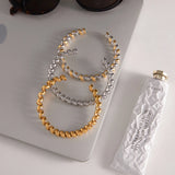 Wire Chain Cuff Bracelet