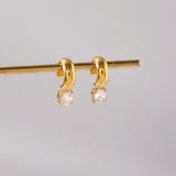 Cubic Zirconia Clip Earrings