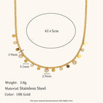 Zircon Butterfly Flower Pendant Necklace – Waterproof 18K Gold Plated Necklace | Ezra Gems