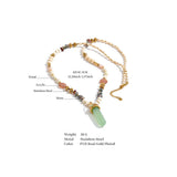 Wood Bead Statement Necklace