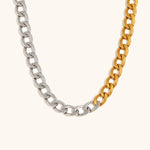 Minimalist Cuban Polished Chain Necklace – Waterproof 18K Gold Plated Necklace | Ezra Gems