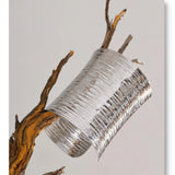 Statement Wide Metal Cuff Bracelet