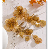 Flower Tassel Drop Earrings