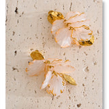 Fairy Resin Flower Petal Drop Earrings