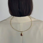 Interchangeable Ring Pendant Necklace – Waterproof 18K Gold Plated Necklace | Ezra Gems