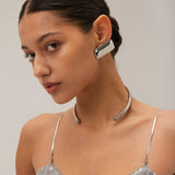 Smooth Glossy Stainless Steel Choker – Waterproof 18K Gold Plated Necklace | Ezra Gems