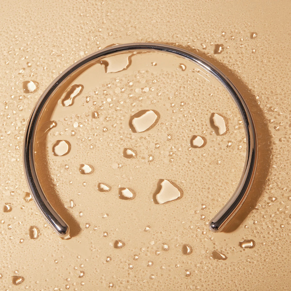 Smooth Glossy Stainless Steel Choker – Waterproof 18K Gold Plated Necklace | Ezra Gems